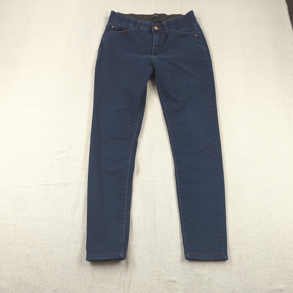 Curve Appeal Jeans Womens 8 29 Blue Skinny Stretch Dark Wash